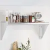 vidaXL Étagère murale 75x30x31 cm argenté acier inoxydable