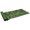 vidaXL Écran de balcon avec feuilles vert foncé 200x100 cm