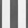 vidaXL Tissu de remplacement de cantonnière d’auvent anthracite blanc