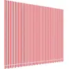 vidaXL Tissu de remplacement pour auvent rayures rouges et blanches