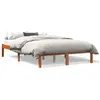 vidaXL Cadre de lit cire marron 120x200 cm bois de pin massif