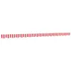 vidaXL Tissu de remplacement de cantonnière d’auvent rouge blanc 4,5 m