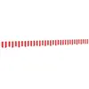 vidaXL Tissu de remplacement de cantonnière d’auvent rouge blanc 3,5 m