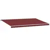 vidaXL Auvent manuel rétractable bordeaux 600x300 cm