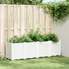 vidaXL Jardinière blanc 160x40x53 cm polypropylène