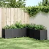 vidaXL Jardinière noir 160x160x53 cm polypropylène