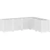 vidaXL Jardinière blanc 160x120x53 cm polypropylène