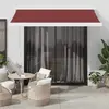 vidaXL Luifel automatisch uittrekbaar 300x250 cm bordeauxrood