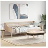 vidaXL Lit de jour sans matelas 80x200 cm bois de pin massif