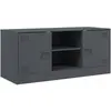 vidaXL Meuble TV anthracite 99x39x44 cm acier
