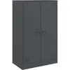 vidaXL Buffet anthracite 67x39x107 cm acier