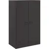 vidaXL Buffet noir 67x39x107 cm acier