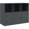vidaXL Buffet anthracite 99x39x73 cm acier