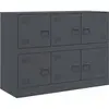 vidaXL Buffet anthracite 99x39x73 cm acier