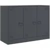 vidaXL Buffet anthracite 99x39x73 cm acier