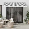 Vidaxl Auvent Rétractable Anthracite/Blanc 3x2,5 M Tissu Et Aluminium