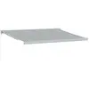 vidaXL Auvent rétractable anthracite et blanc 4x3 m tissu et aluminium
