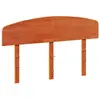 vidaXL Tête de lit cire marron 120 cm bois massif de pin
