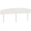 vidaXL Tête de lit blanc 200 cm bois massif de pin