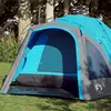 vidaXL Tente de camping à dôme 3 personnes bleu libération rapide