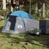 vidaXL Tente de camping à dôme 1 personne bleu imperméable