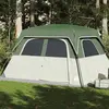vidaXL Vidaxl Tente De Cabine Familiale 6 Personnes Vert Imperméable