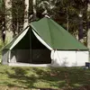 vidaXL Tente familiale tipi 8 personnes vert imperméable
