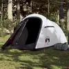 vidaXL Tente de camping tunnel 2 personnes tissu occultant imperméable