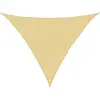 vidaXL Voile d'ombrage sable 5x5x6 m 100 % polyester oxford