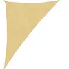 vidaXL Voile d'ombrage sable 4x5x6,4 m 100 % polyester oxford