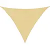 vidaXL Voile d'ombrage sable 3x3x4,24 m 100 % polyester oxford