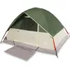 vidaXL Vidaxl Tente De Camping À Dôme 3 Personne Vert Imperméable