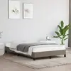 vidaXL Cadre de lit taupe 120x190 cm tissu