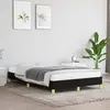 vidaXL Cadre de lit noir 120x190 cm tissu