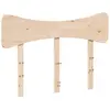 vidaXL Tête de lit 120 cm bois massif de pin