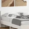 vidaXL Tête de lit blanc 140 cm bois massif de pin