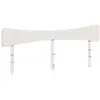 vidaXL Tête de lit blanc 180 cm bois massif de pin