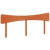 vidaXL Tête de lit cire marron 180 cm bois massif de pin