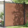 vidaXL Panneau de clôture marron 180x186 cm WPC