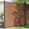 vidaXL Panneau de clôture marron 173x186 cm WPC