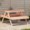 vidaXL Table de pique-nique 105x134x75 cm bois massif de douglas