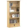 vidaXL Armoire à CD Corona 52x17,5x103 cm bois de pin massif