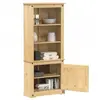 vidaXL Buffet haut Corona 74x38x170 cm bois de pin massif