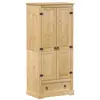 vidaXL Garde-robe Corona 76x50x170 cm bois de pin massif