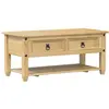 vidaXL Table basse avec tiroirs Corona 100x48x45 cm bois de pin massif