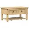 vidaXL Table basse avec tiroirs Corona 85x50x45 cm bois de pin massif