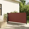 vidaXL Vidaxl Auvent Latéral Rétractable Marron 117x300 Cm
