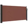 vidaXL Auvent latéral rétractable marron 100x300 cm