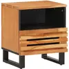 vidaXL Table de chevet 40x33x46 cm Bois d'acacia massif