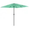 vidaXL Parasol de jardin avec mât en acier vert 248x248x248 cm
